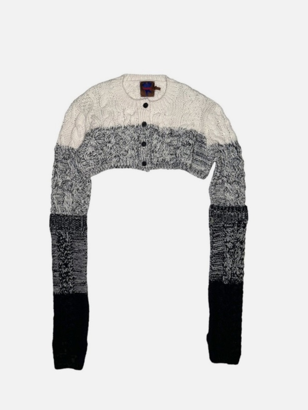 Marc Jacobs Heaven Chunky Knit Crop Cardigan